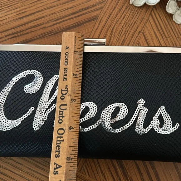 Black CHEERS Clutch - Picture 8 of 9